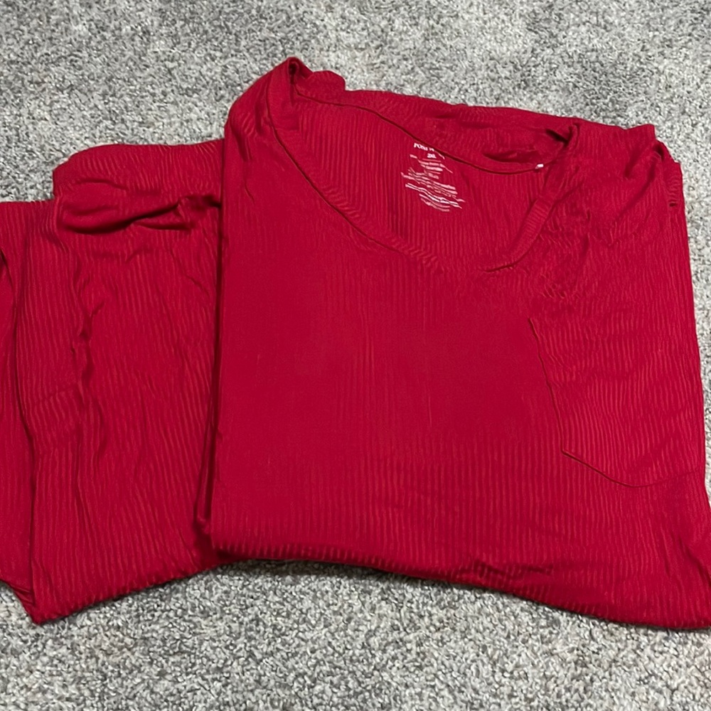 Posh Peanut Crimson Red Mens Pajamas